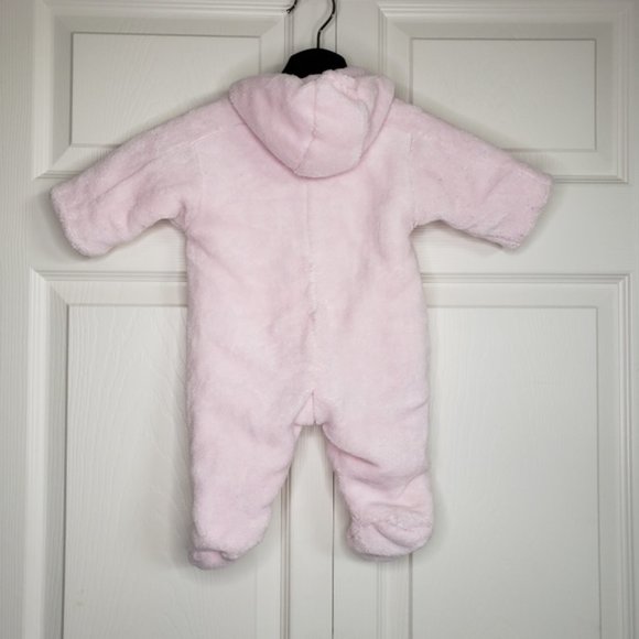 Emile et Rose fleece fuzzy infant baby snowsuit - Picture 3 of 4